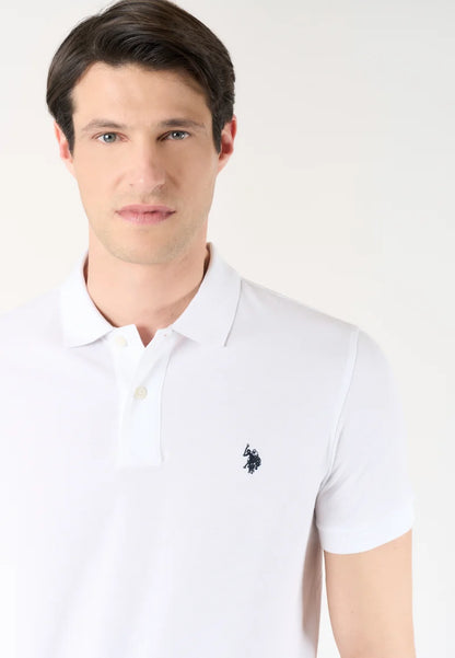 U.S POLO ASSN SS POLO SHIRT IN PIQUE COTTON