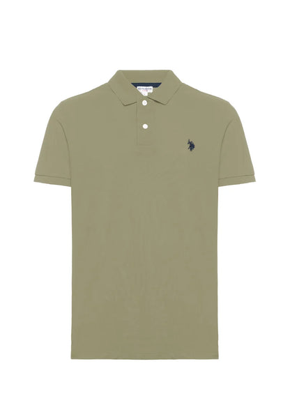 U.S POLO ASSN SS POLO SHIRT IN PIQUE COTTON