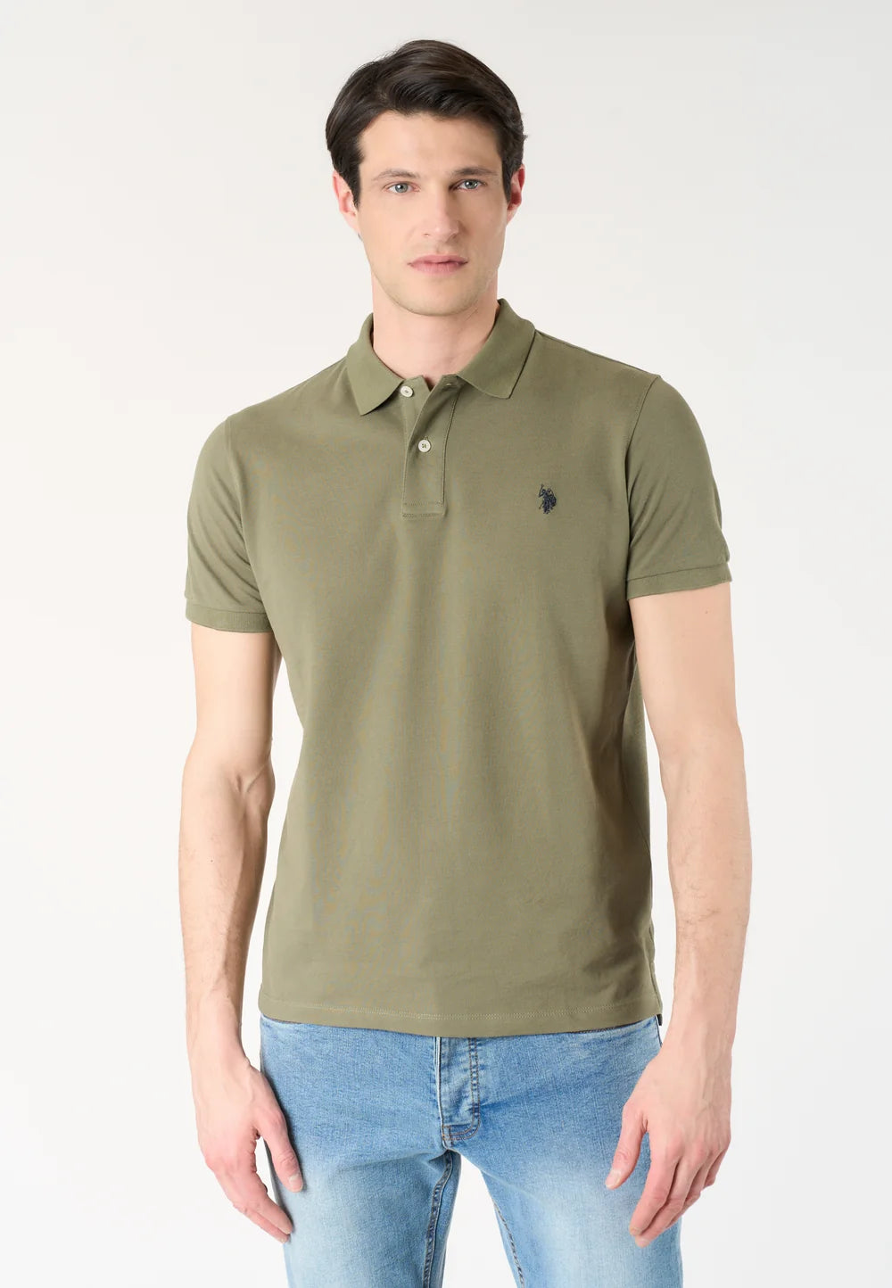 U.S POLO ASSN SS POLO SHIRT IN PIQUE COTTON