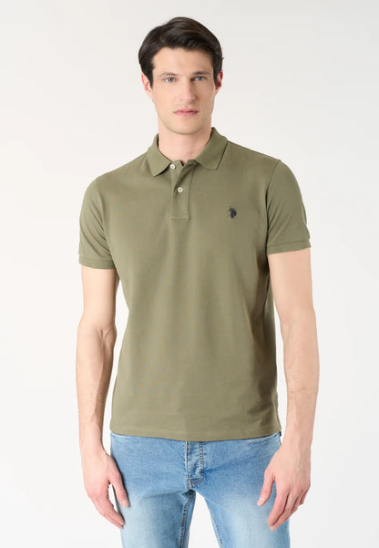 U.S POLO ASSN SS POLO SHIRT IN PIQUE COTTON