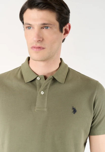 U.S POLO ASSN SS POLO SHIRT IN PIQUE COTTON