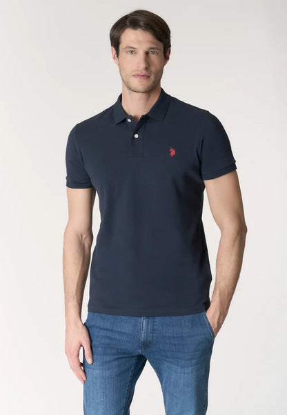 U.S POLO ASSN SS POLO SHIRT IN PIQUE COTTON