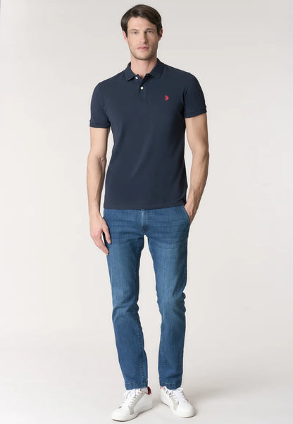 U.S POLO ASSN SS POLO SHIRT IN PIQUE COTTON