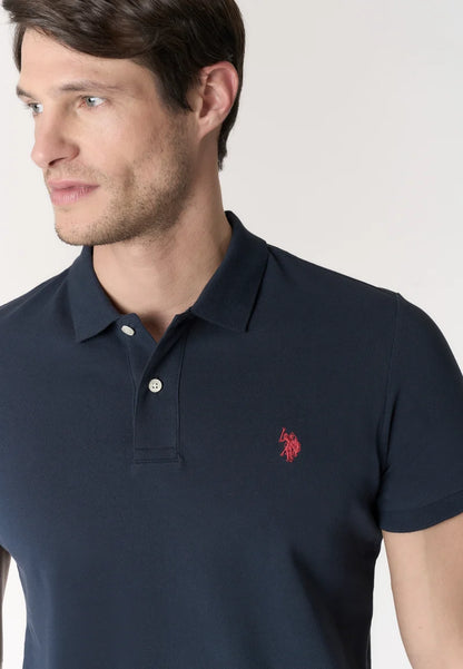 U.S POLO ASSN SS POLO SHIRT IN PIQUE COTTON