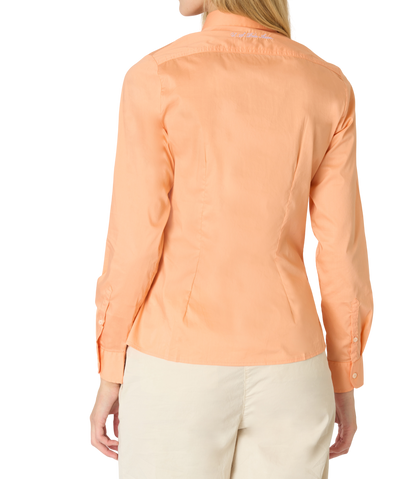 U.S POLO ASSN WOMAN STRETCH POPLIN LOGO SHIRT