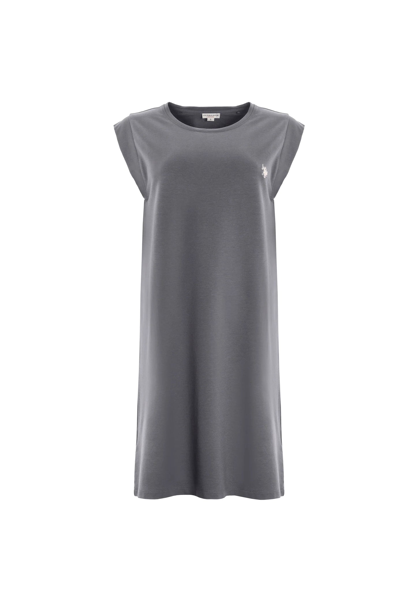 U.S POLO ASSN WOMAN SLEEVELESS DRESS IN COTTON AND MODAL BLEND