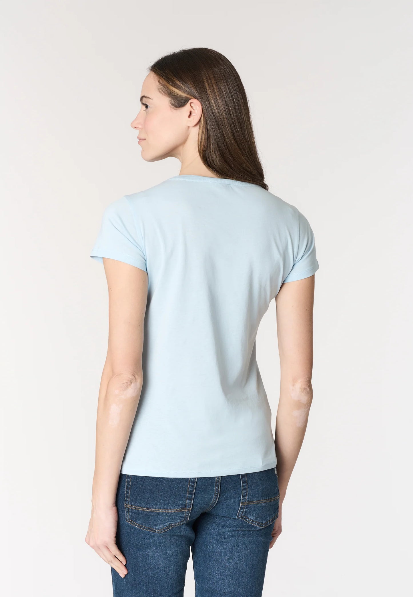 U.S POLO ASSN WOMAN LIGHT JERSEY LOGO T SHIRT