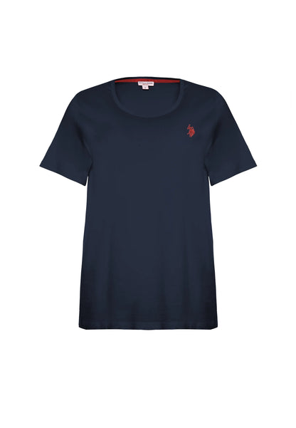 U.S POLO ASSN WOMAN LIGHT JERSEY LOGO T SHIRT
