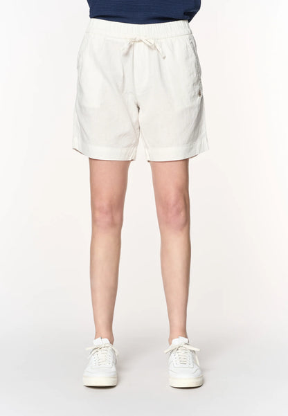U.S POLO ASSN WOMEN'S COTTON LINEN SHORTS