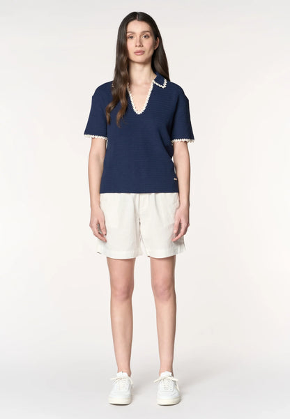 U.S POLO ASSN WOMEN'S COTTON LINEN SHORTS