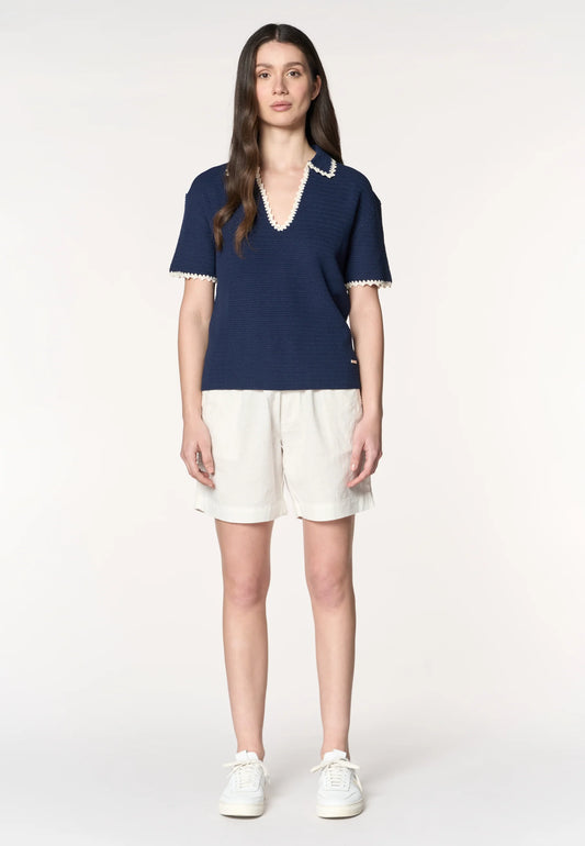 U.S POLO ASSN WOMEN'S COTTON LINEN SHORTS