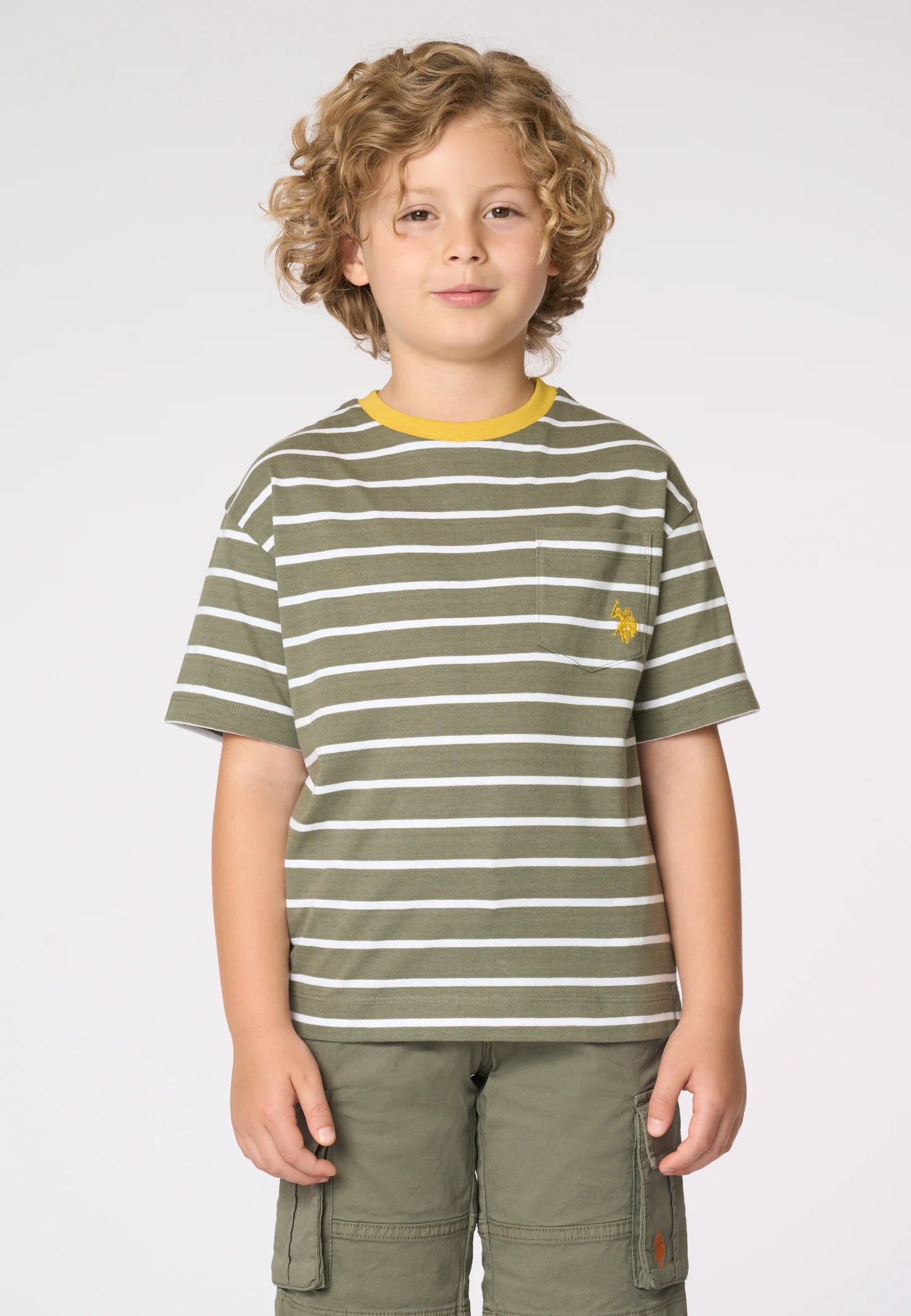 U.S POLO ASSN KIDS STRIPED T SHIRT