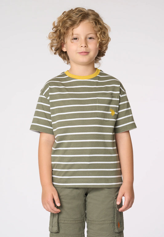 U.S POLO ASSN KIDS STRIPED T SHIRT