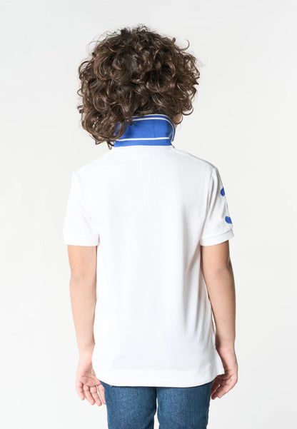 U.S POLO ASSN KIDS EMBROIDERED LOGO POLO T SHIRT