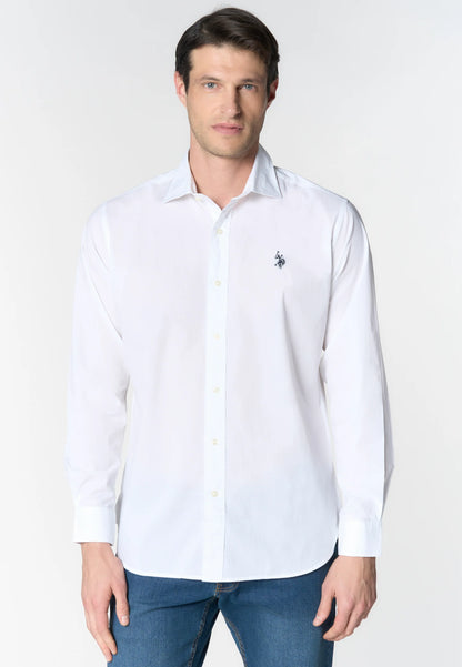 U.S POLO ASSN STRETCH POPLIN SHIRT