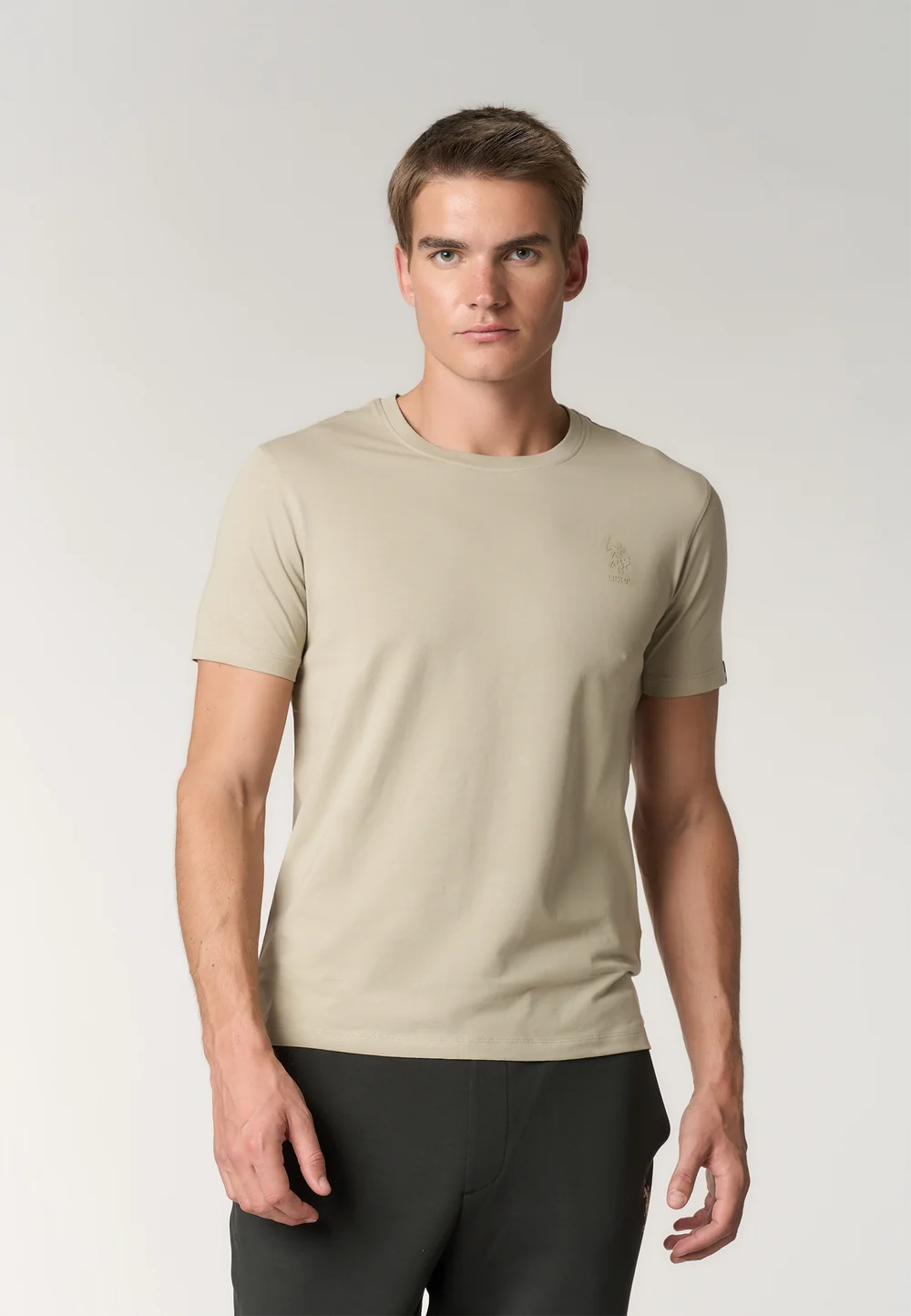 U.S POLO ASSN MAN STRETCH COTTON CREW NECK T-SHIRT