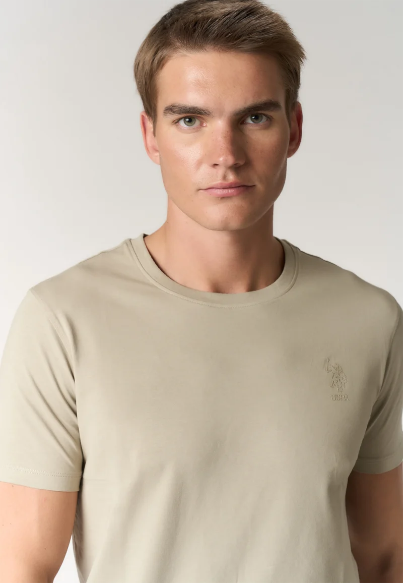 U.S POLO ASSN MAN STRETCH COTTON CREW NECK T-SHIRT