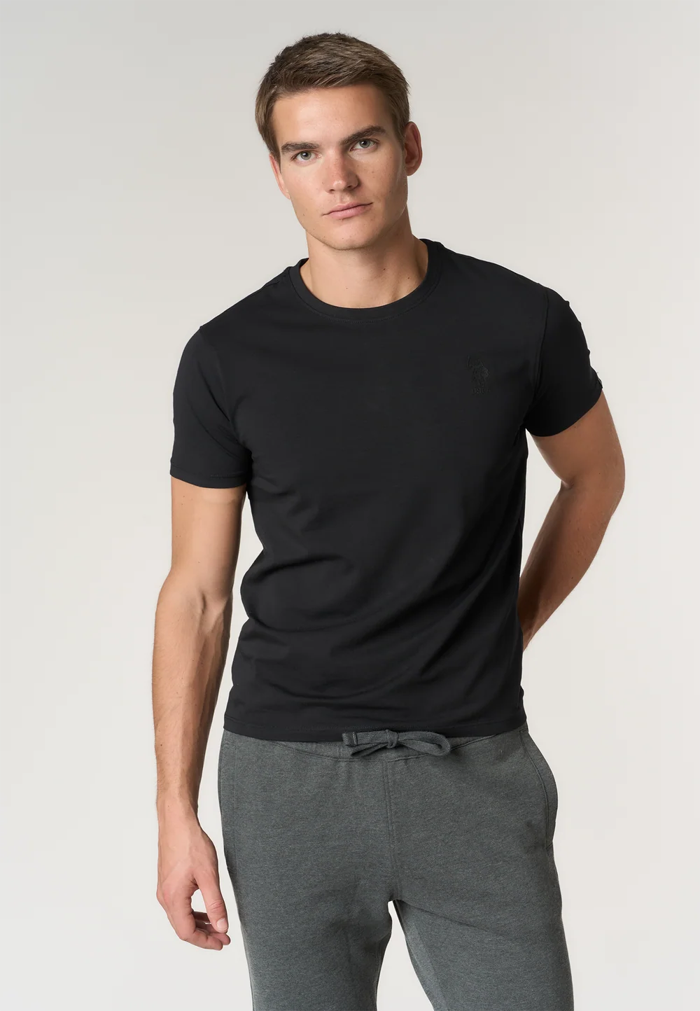 U.S POLO ASSN MAN STRETCH COTTON CREW NECK T-SHIRT