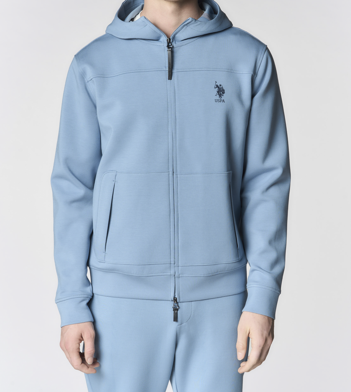 U.S POLO ASSN MAN EXTRA SOFT ZIP-UP HOODIE