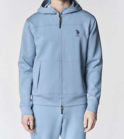 U.S POLO ASSN MAN EXTRA SOFT ZIP-UP HOODIE