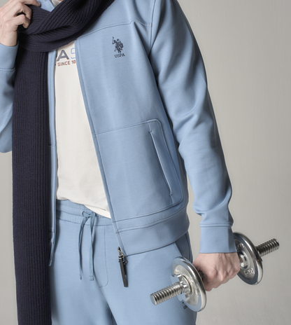 U.S POLO ASSN MAN EXTRA SOFT ZIP-UP HOODIE