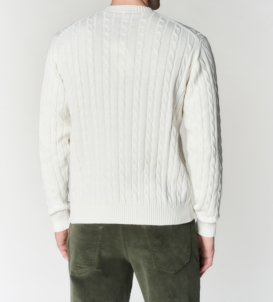 U.S POLO ASSN MAN CABLE KNIT SWEATER