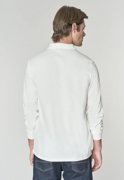 U.S POLO ASSN LS POLO SHIRT IN PIQUE COTTON