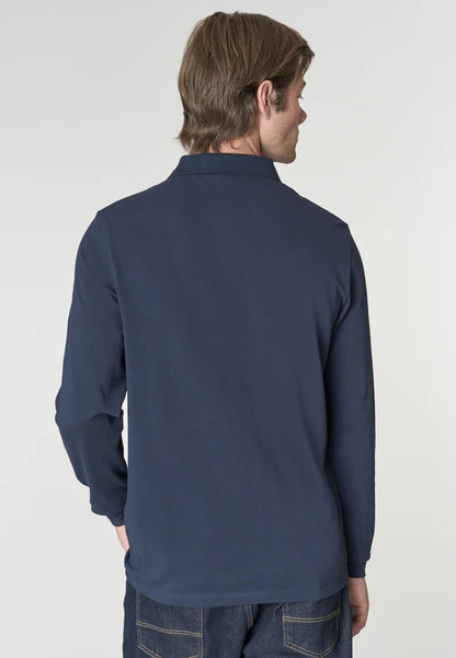 U.S POLO ASSN LS POLO SHIRT IN PIQUE COTTON