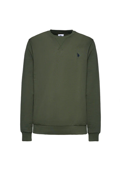 U.S POLO ASSN CREWNECK COTTON SWEATSHIRT WITH LOGO
