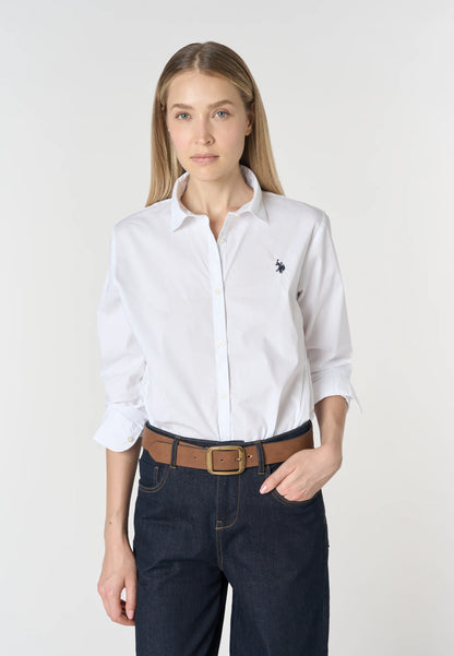 U.S POLO ASSN WOMAN EMBROIDERY SLIM FIT SHIRT