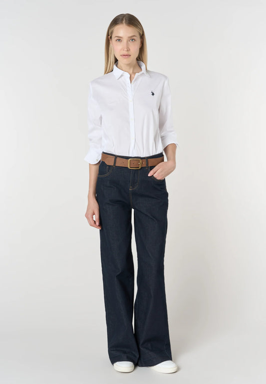 U.S POLO ASSN WOMAN EMBROIDERY SLIM FIT SHIRT