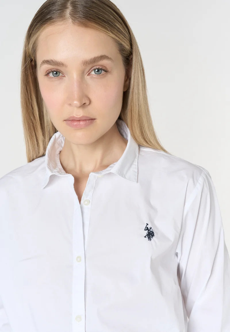U.S POLO ASSN WOMAN EMBROIDERY SLIM FIT SHIRT