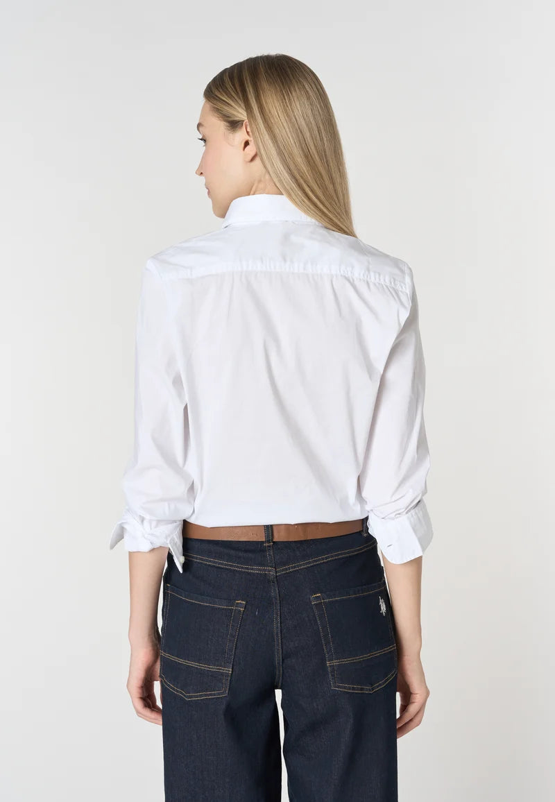 U.S POLO ASSN WOMAN EMBROIDERY SLIM FIT SHIRT
