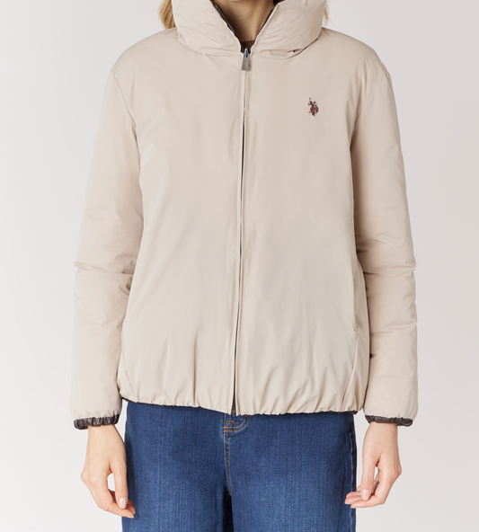 U.S POLO ASSN WOMAN REVERSIBLE PUFFER JACKET