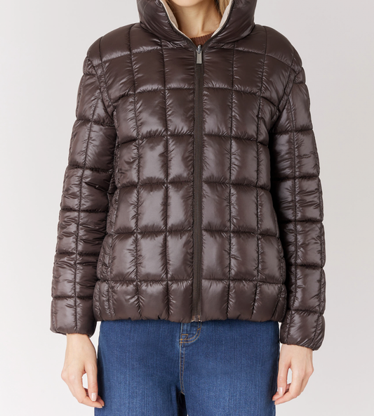 U.S POLO ASSN WOMAN REVERSIBLE PUFFER JACKET
