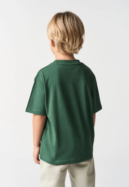 U.S POLO ASSN KIDS COTTON T-SHIRT WITH JACK MASCOT