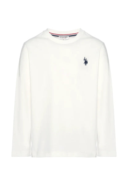 U.S POLO KIDS LONG-SLEEVED COTTON T-SHIRT