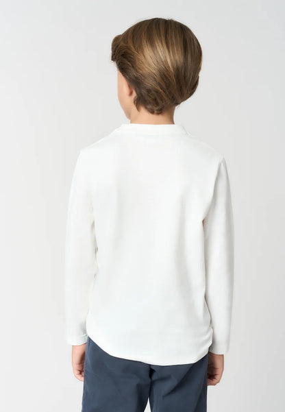 U.S POLO KIDS LONG-SLEEVED COTTON T-SHIRT