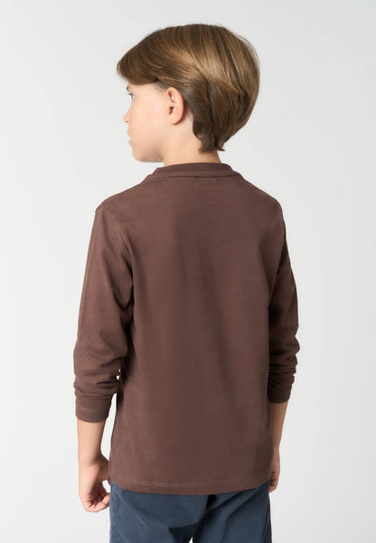 U.S POLO KIDS LONG-SLEEVED COTTON T-SHIRT