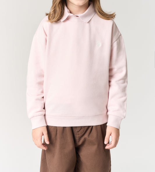 U.S POLO ASSN MAN CREWNECK SWEATSHIRT WITH LOGO