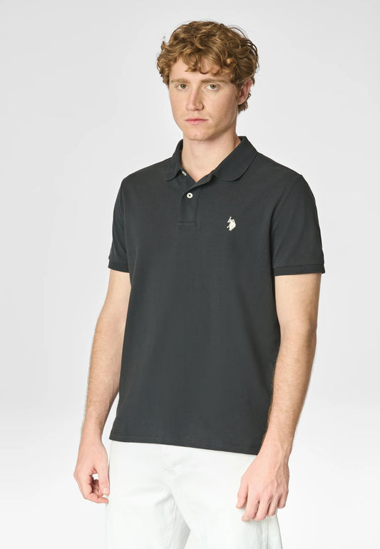U.S POLO ASSN MAN SILVER & GOLD POLO SHIRT
