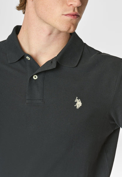 U.S POLO ASSN MAN SILVER & GOLD POLO SHIRT