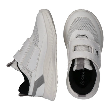 CALVIN KLEIN KIDS LOW CUT VELCRO SNEAKERS