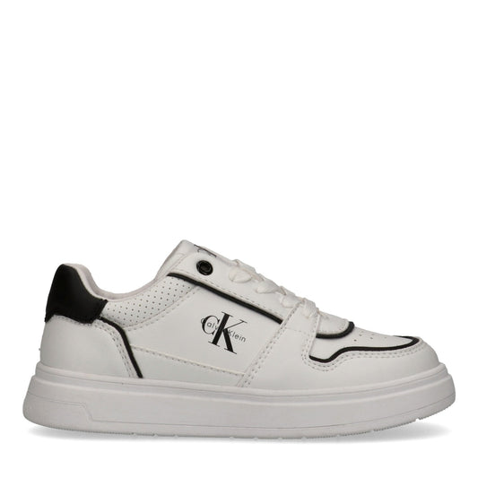 CALVIN KLEIN KIDS LOW CUT LACE-UP SNEAKERS