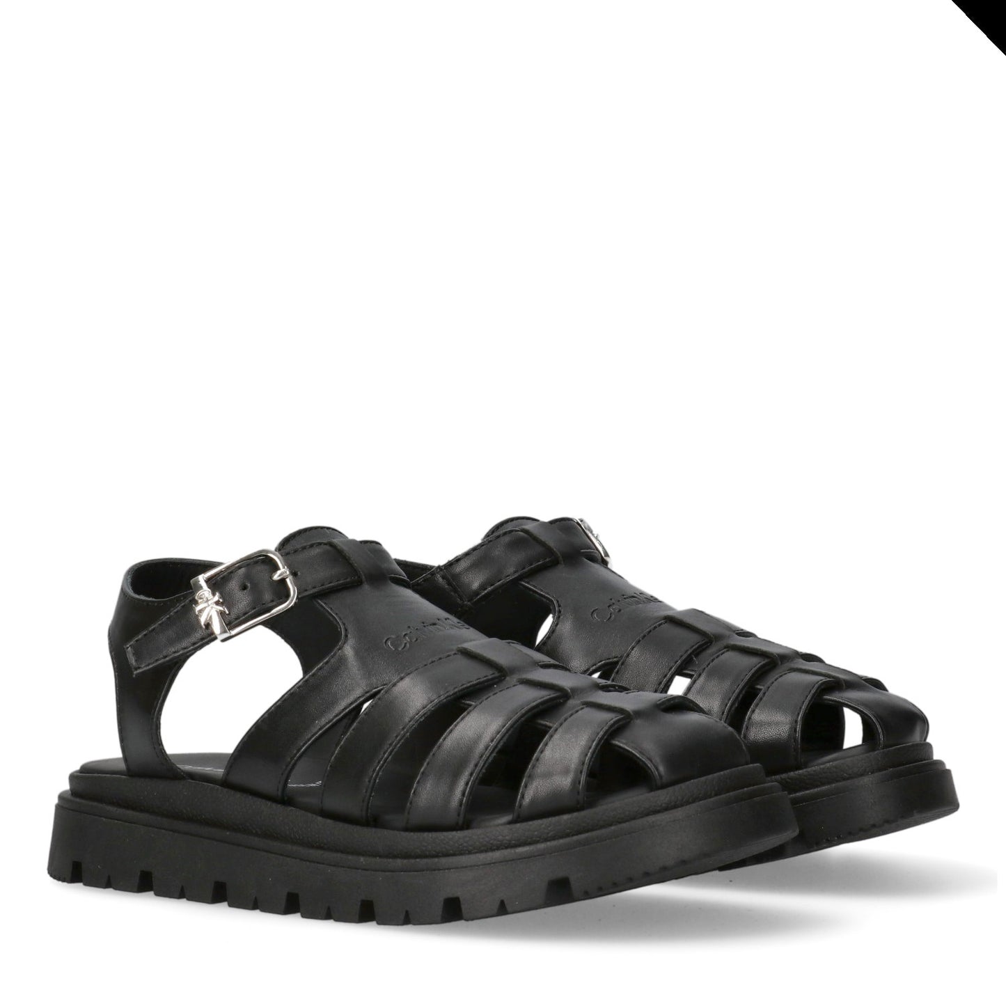 CALVIN KIDS LEATHER SANDALS