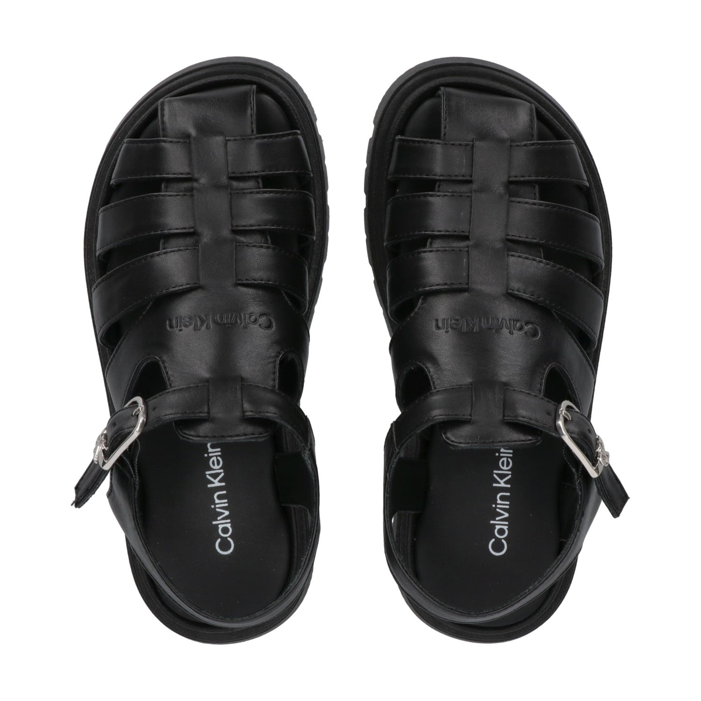 CALVIN KIDS LEATHER SANDALS