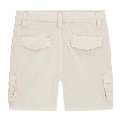 GUESS KIDS RIGID POPLIN CARGO SHORTS