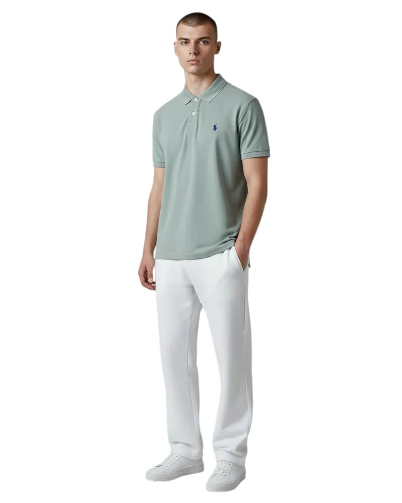 U.S PPOLO ASSN MAN SILVER & GOLD POLO SHIRT