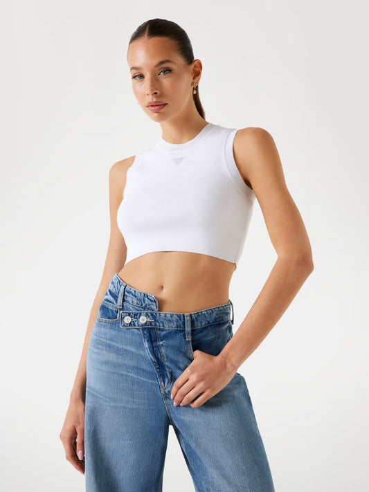GUESS WOMAN ALEXIA SMALL TRIANGLE TANK TOP