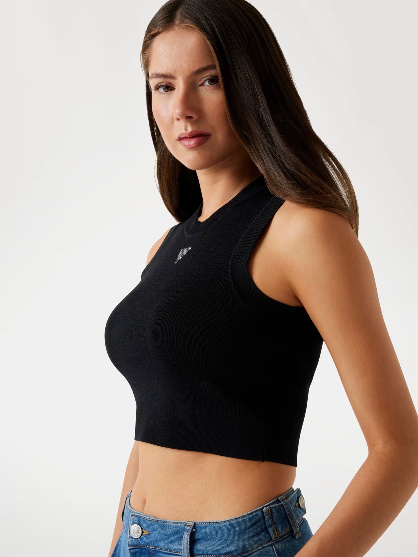 GUESS WOMAN ALEXIA SMALL TRIANGLE TANK TOP